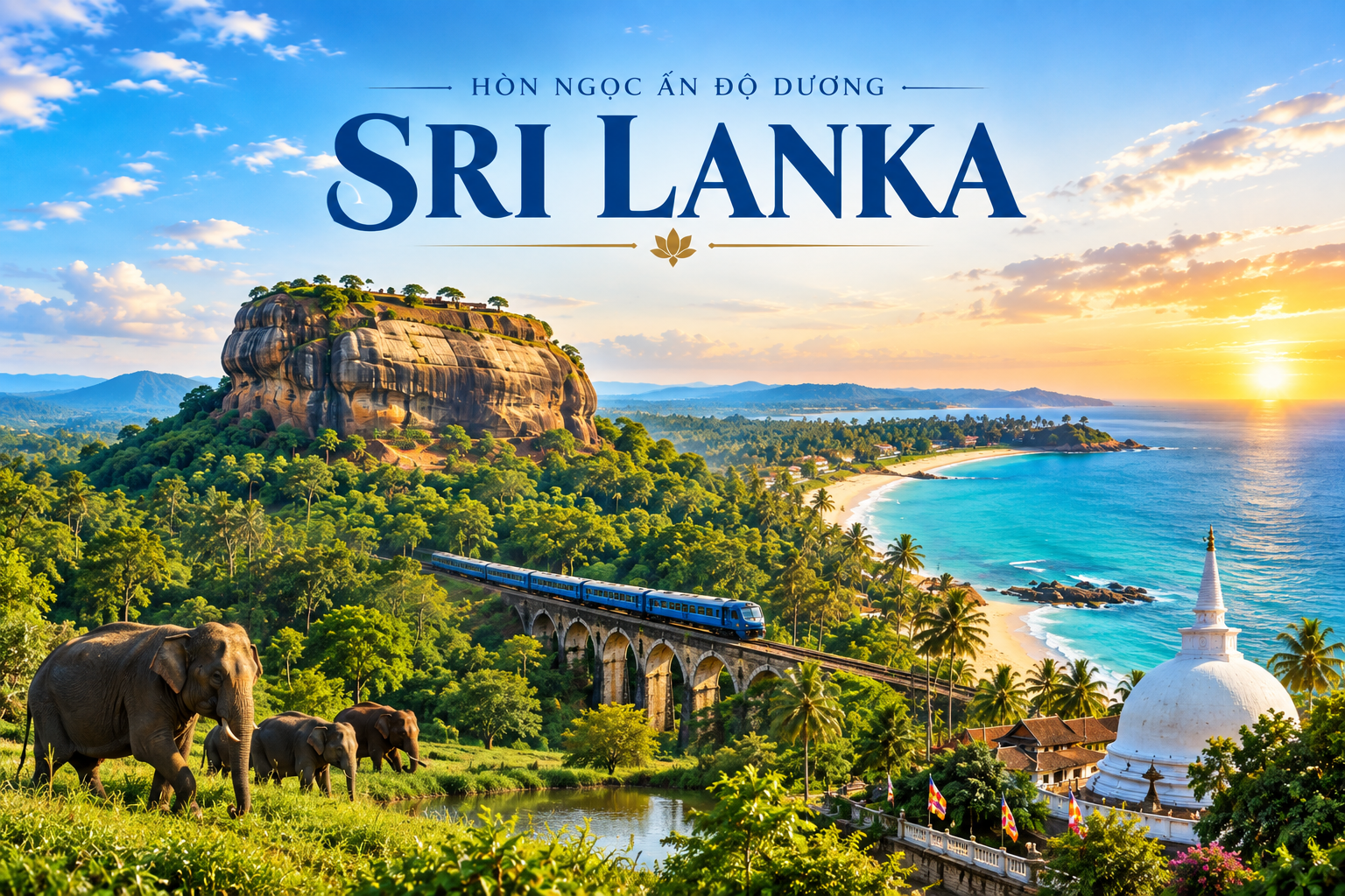 KHÁM PHÁ HÒN NGỌC ẤN ĐỘ DƯƠNG SRI LANKA